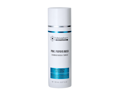 Энзимная маска-гоммаж PINK PAPAYA MASK 150 мл от Mesopharm Professional.