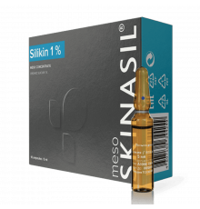 SKINASIL SILIKIN 1%, упаковка 10 ампул по 5 мл