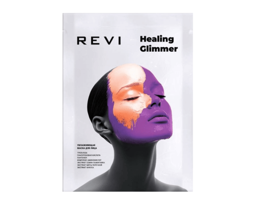 Revi Маска увлажняющая тканевая «Исцеляющее мерцание» Healing Glimmer
